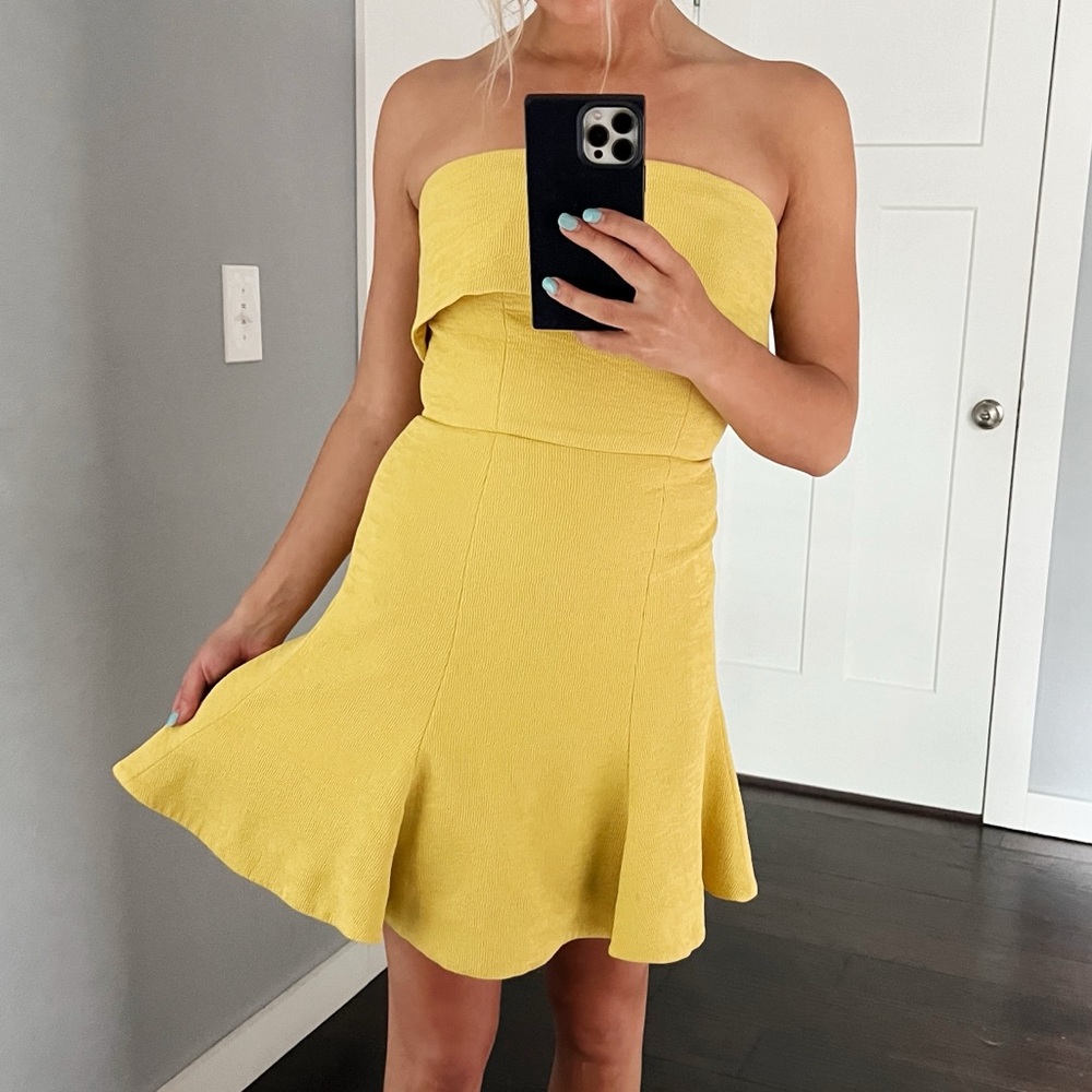 C/MEO Collective Apex Mini Dress - Yellow